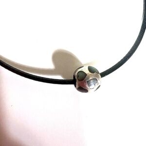 Pandora ALE 925 Silver Heart globe charm/pendant